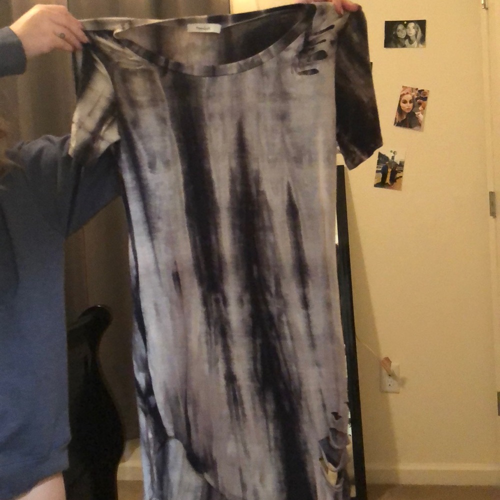 Distressed dress